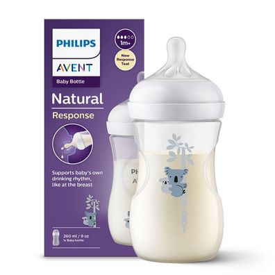 Avent Natural Response Flasche 260 ml &#43;1m Koala