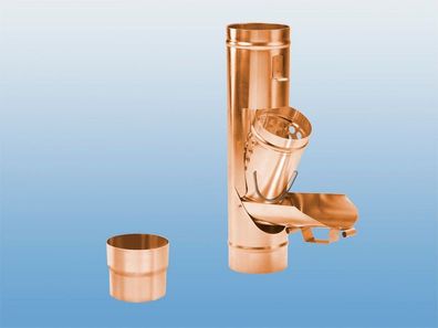 Laubsammler Kupfer mit Korb DN 76 - 120 inkl. Adapter