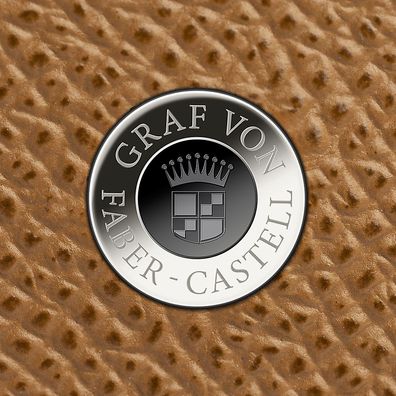 Graf von Faber-Castell Blocketui mit Schlaufe Epsom, Cognac