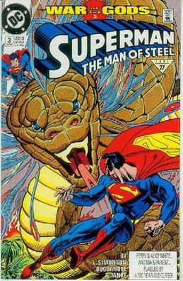 Superman: Man of Steel # 3 (War of the Gods tie-in) (Jon Bogdanove) (USA, 1991)