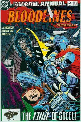 Superman: Man of Steel Annual # 2 (Bloodlines - Outbreak) (Eddy Newell) (USA, 1993)