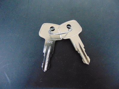 2x Original Kamei Ersatzschlüssel 002 Schlüssel für Dachträger und Dachboxen Mercedes