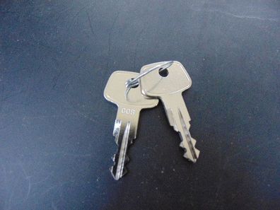 2x Original Kamei Ersatzschlüssel 008 Schlüssel für Dachträger und Dachboxen Mercedes