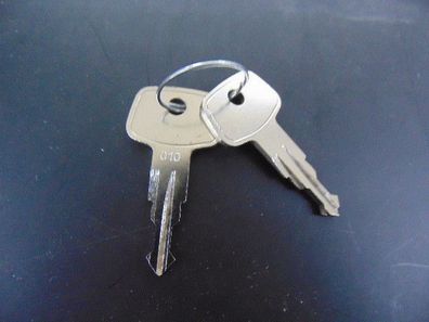 2x Original Kamei Ersatzschlüssel 010 Schlüssel für Dachträger und Dachboxen Mercedes
