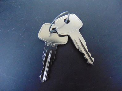2x Original Kamei Ersatzschlüssel 012 Schlüssel für Dachträger und Dachboxen Mercedes