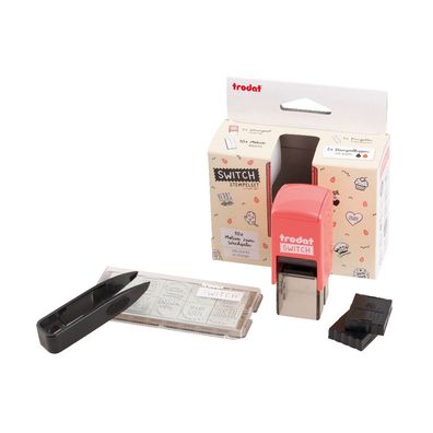 trodat® Switch Selbstfärbestempel Wechselplattenstempel Stempel orange 1002481