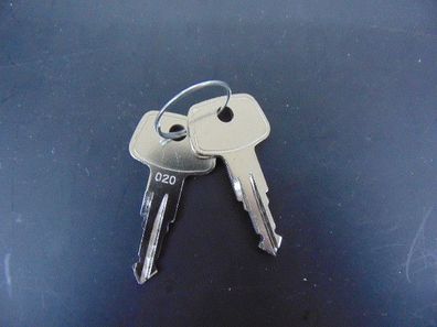 2x Original Kamei Ersatzschlüssel 020 Schlüssel für Dachträger und Dachboxen Mercedes