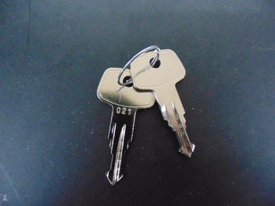 2x Original Kamei Ersatzschlüssel 021 Schlüssel für Dachträger und Dachboxen Mercedes