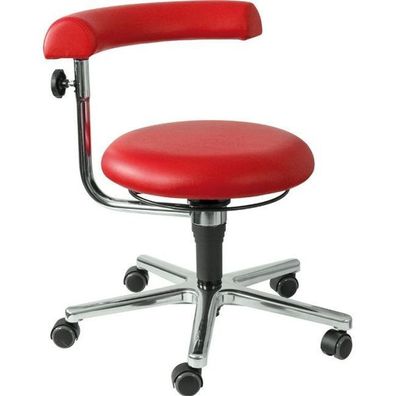 ErzieherIn Stuhl Rot 34-41 Cm Rollbar