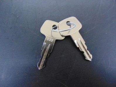 2x Original Kamei Ersatzschlüssel 033 Schlüssel für Dachträger und Dachboxen Mercedes