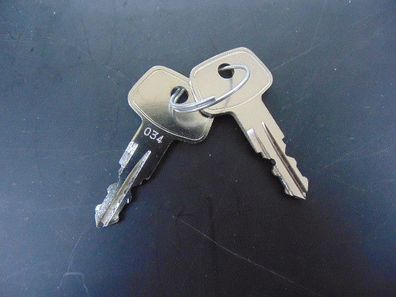 2x Original Kamei Ersatzschlüssel 034 Schlüssel für Dachträger und Dachboxen Mercedes
