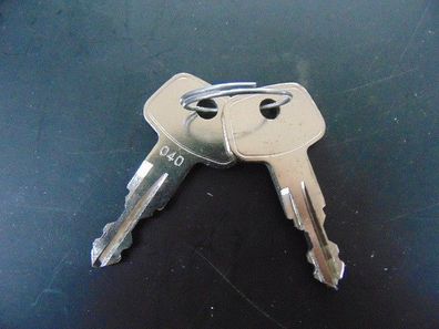 2x Original Kamei Ersatzschlüssel 040 Schlüssel für Dachträger und Dachboxen Mercedes