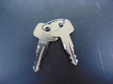 2x Original Kamei Ersatzschlüssel 045 Schlüssel für Dachträger und Dachboxen Mercedes