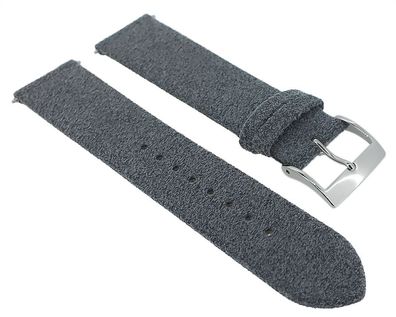 Junghans Max-Bill Uhrarmband 20mm Materialmix grau meliert 027/4700