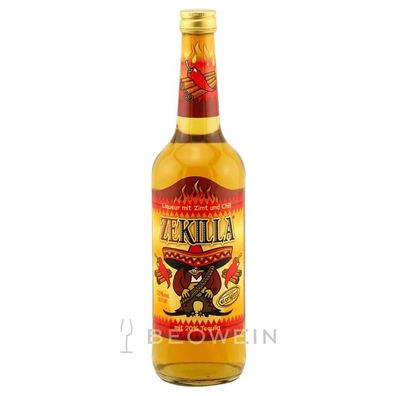 Zekilla Mexican Style Tequila Zimtlikör 0,7 l