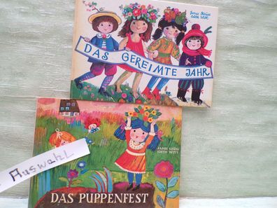 James Krüss Edith Witt Das Puppenfest Das gereimte Jahr Boje 1969 / 1973