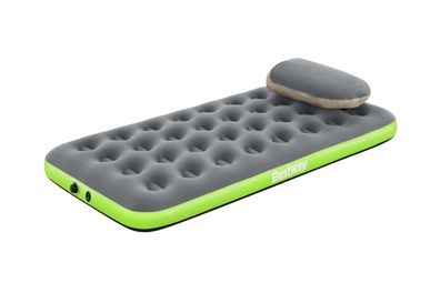 Single-Luftbett Roll & Relax mit Kissenpumpe 188 x 99 x 22 cm