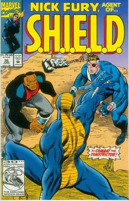 Nick Fury, Agent of S.H.I.E.L.D. # 36 (guest: Cage) (M.C. Wyman) (USA, 1992)