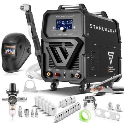 Stahlwerk Plasmaschneider CUT 100 P Digital 100 A mit Pilot-Zündung Vollausstattung