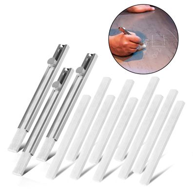 Stahlwerk Schweißerkreide 3 x Schweißermarkierstift mit 4 Stück Specksteinkreide