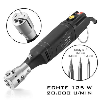 Stahlwerk Wolframschleifgerät WS-20 M mit 125W für Wolframelektroden 1,6-3,2 mm