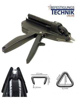 Draht Zaun Ringzange für Bostitch RINGER 9/16 Regur DOZ Ringler Ringklammer Ring R15