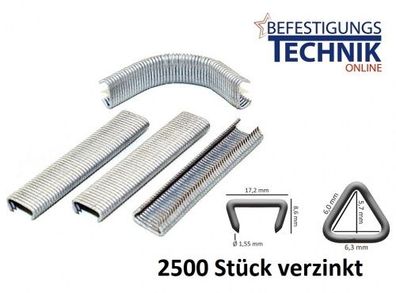 D-Ring Klammer RINGR 15G50 HR23 verzinkt für Bostitch RINGER 9/16 Regur Ringler KL-10