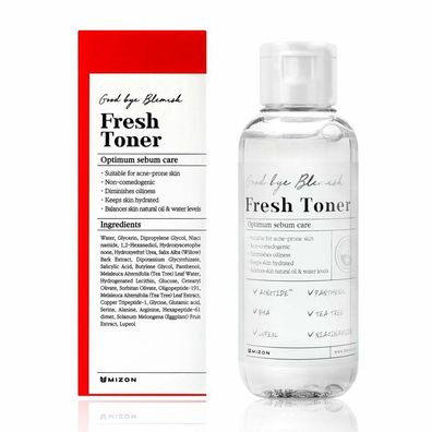 Mizon Good Bye Blemish Fresh Toner 120ml