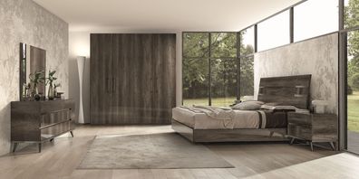 Schlafzimmer-Set Mida 6-Teilig in Eiche Vintage