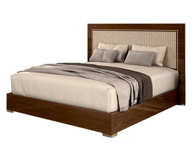 Doppelbett Eve mit Kopfteilpolsterung