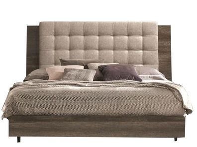 Doppelbett Mida mit Kopfteilpolsterung