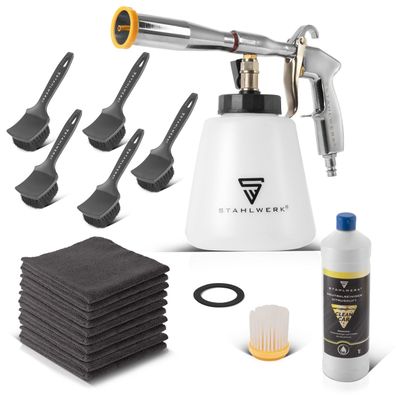 Stahlwerk Druckluft-Reinigungspistole RP-92 ST Set mit 1 Liter Universalreiniger