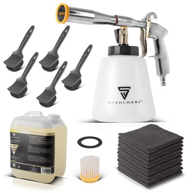 Stahlwerk Druckluft-Reinigungspistole RP-92 ST Set mit 5 Liter Universalreiniger