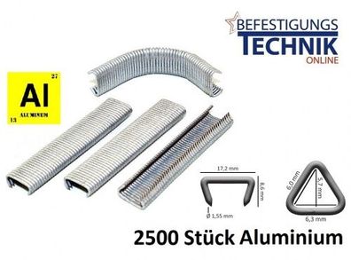 D-Ring Klammer RING R15AL50 HR23 ALU für Bostitch RINGER 9/16 Regur Ringler KL-100 2,
