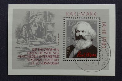DDR MiNr. 2789 Block 71 gestempelt (AK 136)