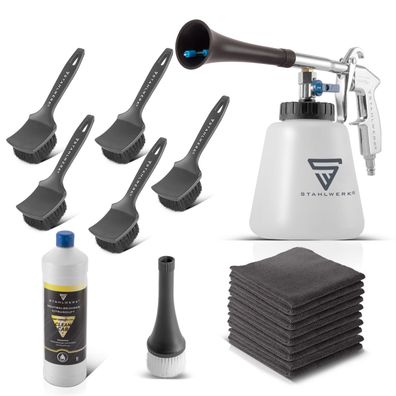 Stahlwerk Druckluft-Reinigungspistole RP-90 ST Set mit 1 Liter Universalreiniger