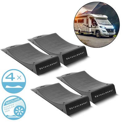 Stahlwerk Reifenschoner Standplatten GT-18 ST 4er Set 2,7t Tragkraft Reifenwiege