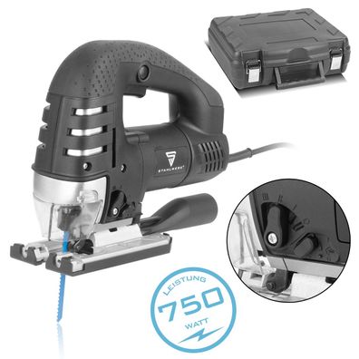 Stahlwerk Stichsäge JSB-750 ST mit 700 W, 600-2.800 U/min und 45° Neigungswinkel