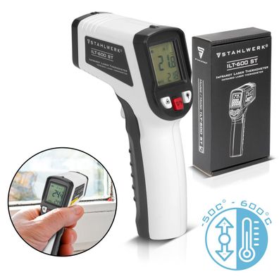 Stahlwerk Infrarot-Laser-Thermometer ILT-600 ST -50C° bis 600°C Pyrometer