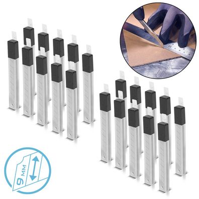 Stahlwerk Klingen 9 mm für Cuttermesser im 200er Set Abbrechklingen