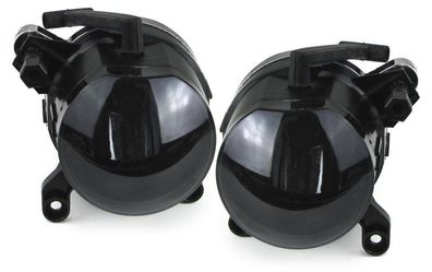 Klarglas Nebelscheinwerfer Set Schwarz Smoke für BMW 3er E46 Coupe Cabrio 99-03
