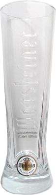 Warsteiner Brauerei - geprägtes Bierglas - Glas 0,2 l