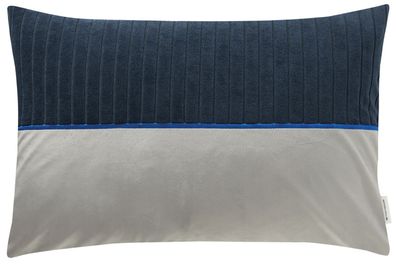 Tom Tailor Cord navy Zierkissenhülle 38x58cm