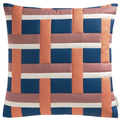 Tom Tailor Multi Check navy Zierkissenhülle 45x45cm
