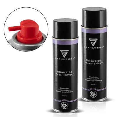 Stahlwerk 2 x Schweiß-Trennspray, multifunktionales Sicherheits-Spray 400 ml