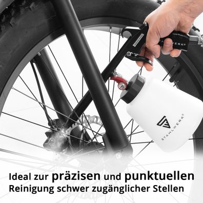 Stahlwerk Druckluft-Reinigungspistole RP-93 ST Ausblaspistole mit 1l Behälter