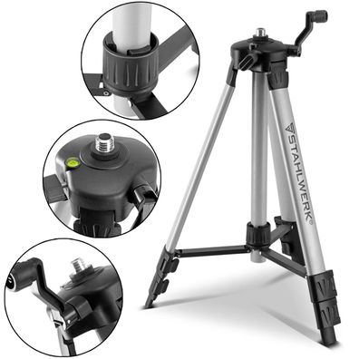 Stahlwerk Universal-Stativ für Kreuzlinienlaser KL-5 ST auf 280 mm ausfahrbar