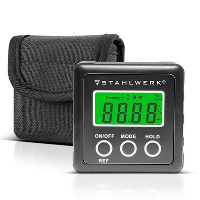 Stahlwerk Digitaler Winkelmesser LB-360 ST Neigungsmesser, Level Box