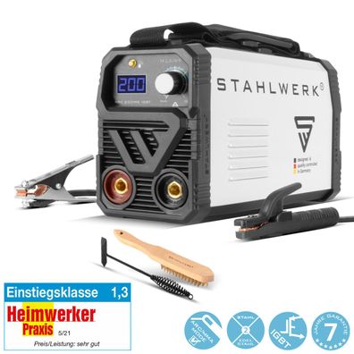 Stahlwerk Schweißgerät ARC 200 MD IGBT MMA E Hand Inverter Single-Board 200 A