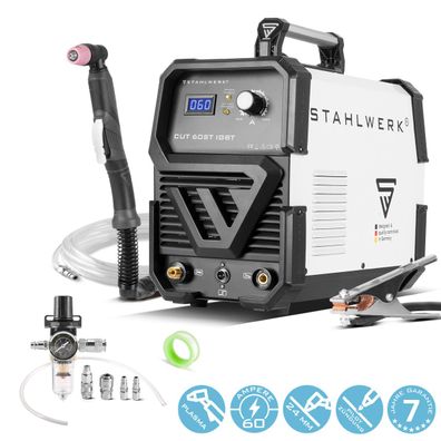 Stahlwerk Plasmaschneider CUT 60 ST IGBT mit 60 Ampere bis 24 mm Schneidleistung
